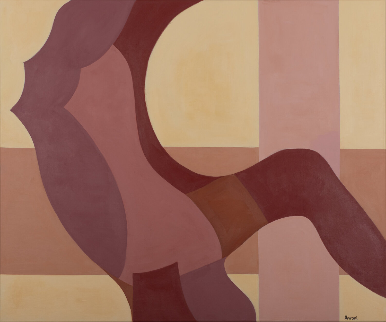 RISING WOMAN Ahlam Amrani Original painting for sale