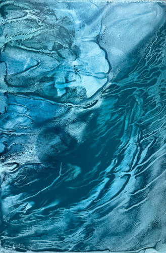 Between Control & Flow VI par Olga Shangina, Œuvre sur papier en vente sur Singulart