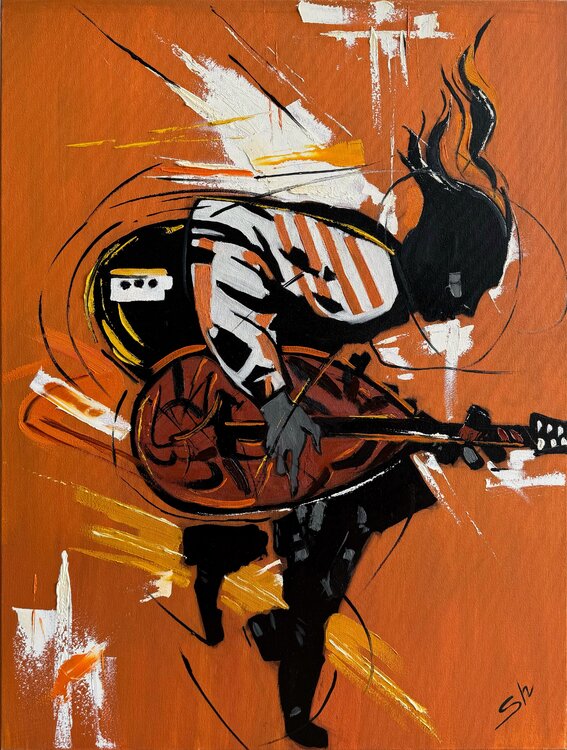 Jazz guitarist Olga Shangina