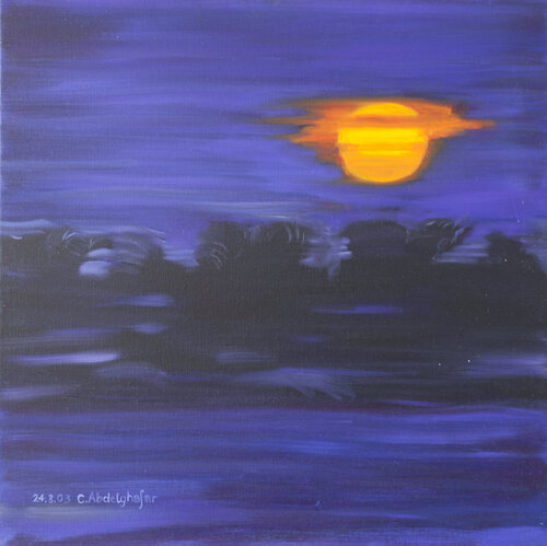 Sonnenuntergang in Afrika Claudia Luethi alias Abdelghafar