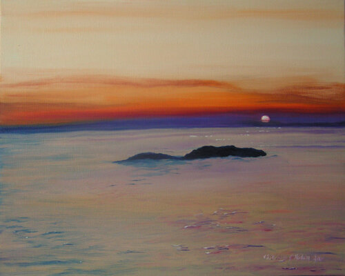 Ischia van Claudia Luethi alias Abdelghafar, Schilderij te koop op Singulart