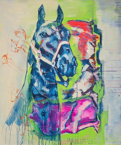 Qualle-Schwein-Pferd de Tina Paulus, Pintura a la venta en Singulart