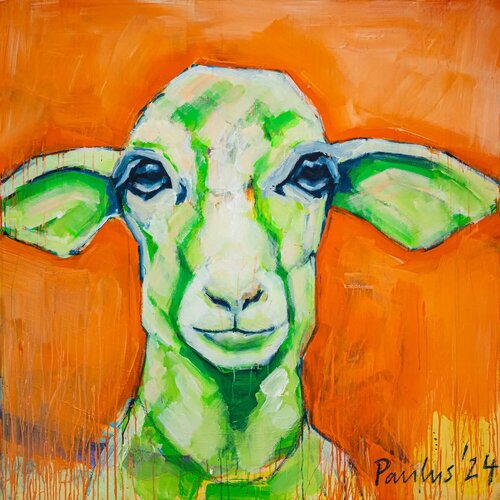 Schaf par Tina Paulus, Peinture en vente sur Singulart