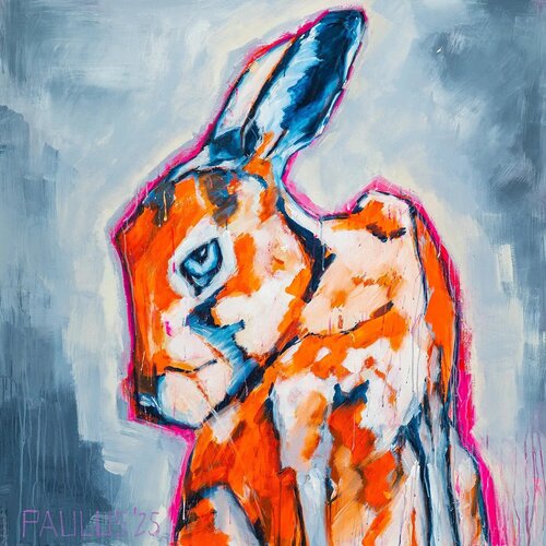 Feldhase di Tina Paulus, Pittura in vendita su Singulart