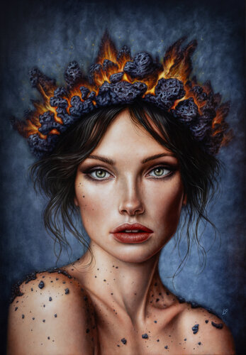 Volcanic Soul van Luís Parreira, Schilderij te koop op Singulart