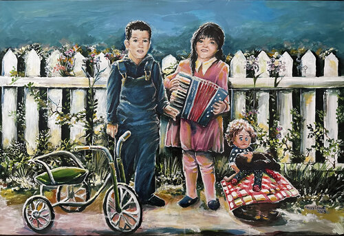 Little music band von Maria Matic and Amarylismatic, Malerei kaufen auf Singulart