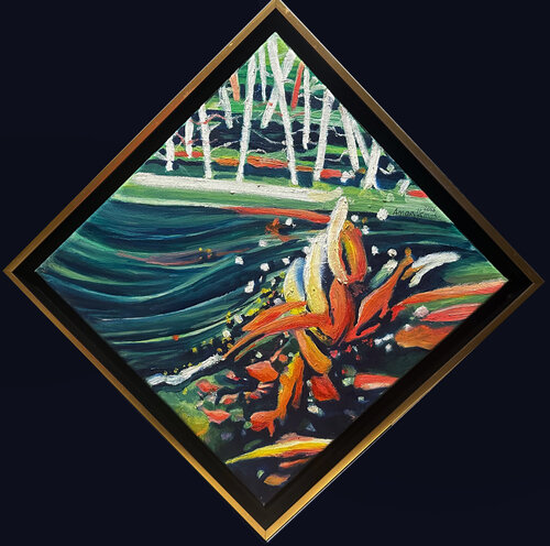 Reflections by Maria Matic and Amarylismatic, Painting for Sale on Singulart