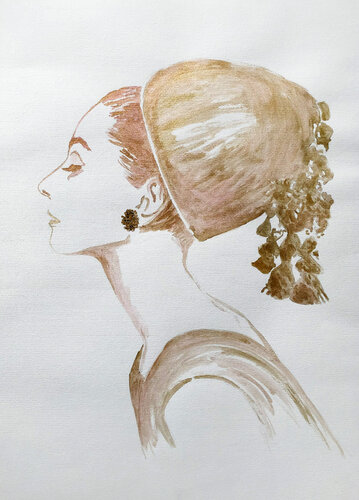 AUDREY HEPBURN 17 van Rolf Kampmann, Werk op papier te koop op Singulart