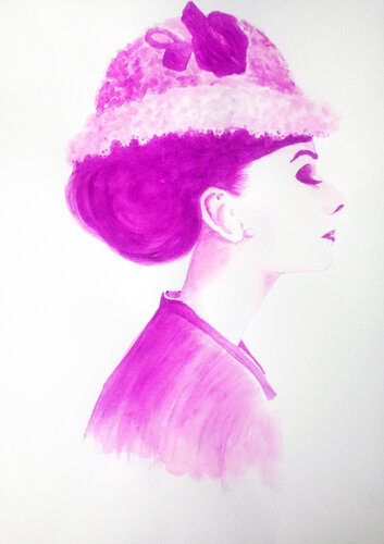 AUDREY 25 van Rolf Kampmann, Werk op papier te koop op Singulart