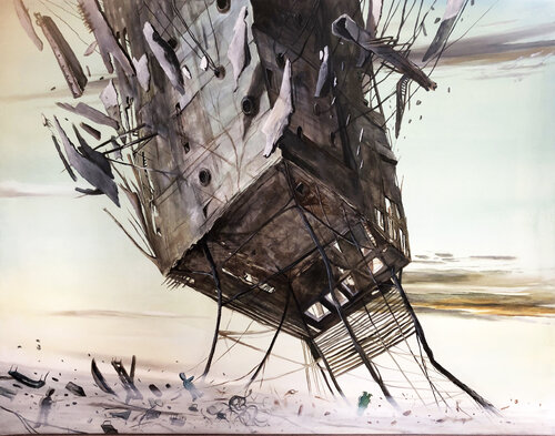 DAS ROBOTUM van Rolf Kampmann, Schilderij te koop op Singulart