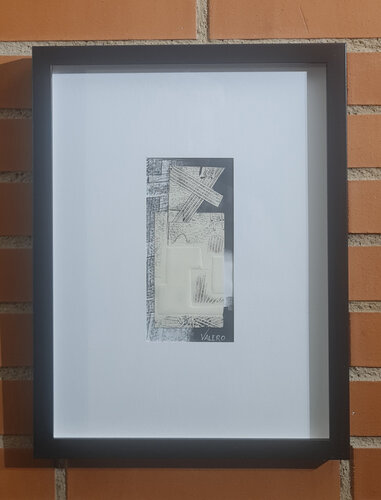 Elogio a Chillida III par Jaime Martínez Valero, Œuvre sur papier en vente sur Singulart