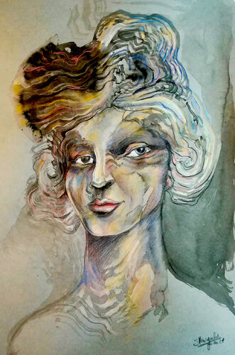 Mirada Sutil by sebastian margulis, Drawing for Sale on Singulart