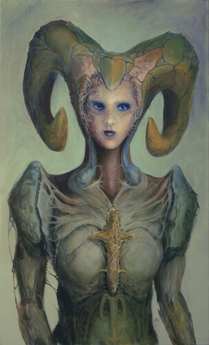 La Bouffonne by Ed Schaap, Painting for Sale on Singulart