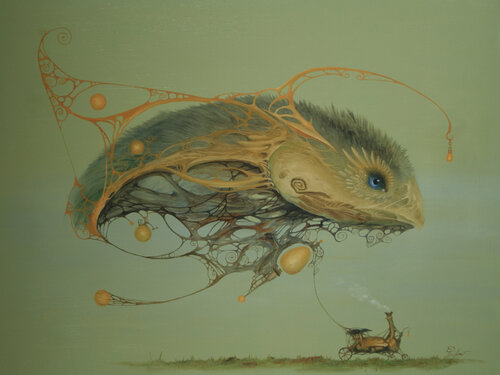 Eyes of the Dreamer di Ed Schaap, Pittura in vendita su Singulart