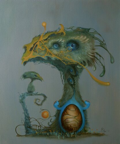 Incubator by Ed Schaap, Painting for Sale on Singulart