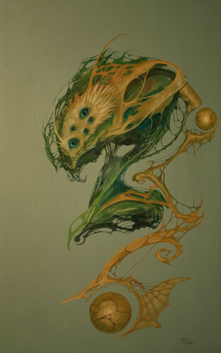 Ethereal Sentinels by Ed Schaap, 회화 for Sale on Singulart