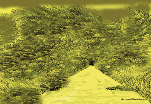 Yellow Storm van Hubb Slabbers, Digitaal te koop op Singulart