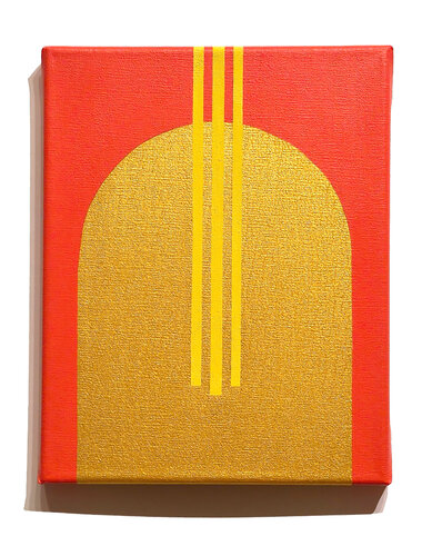 Trino - Cúpula dorada - Serie Mutaciones del Espíritu de María de la Vega, Pintura a la venta en Singulart