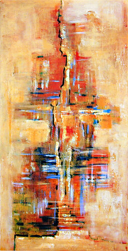 Elfenbeinturm van Ursula Leinfelder, Schilderij te koop op Singulart