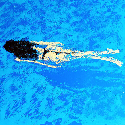 Swimming van Marcos Buarque de Hollanda, Tekening te koop op Singulart