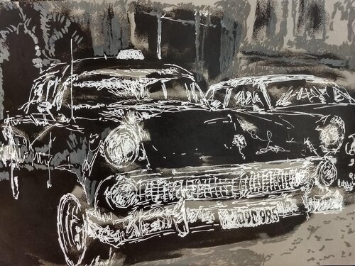 Corner in Havana von Marcos Buarque de Hollanda, Zeichnungen kaufen auf Singulart