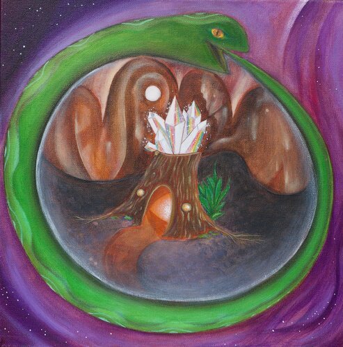 Wisdom of the Underworld di Shannon Brown, Pittura in vendita su Singulart