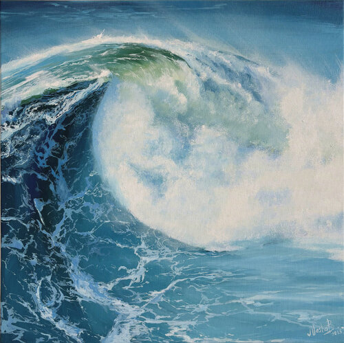 Wave van Maryia Benedziktovich, Schilderij te koop op Singulart