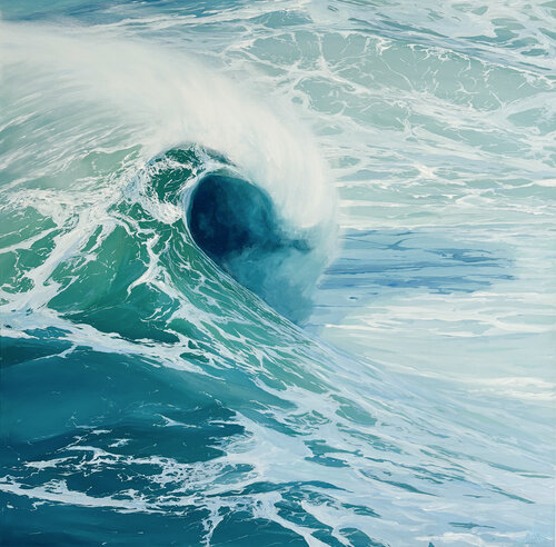 My wave.2 de Maryia Benedziktovich, Pintura a la venta en Singulart