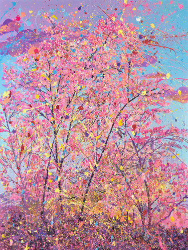 Freiburg Botanical Garden 4_ Pollination van Kaustav Majumdar, Schilderij te koop op Singulart
