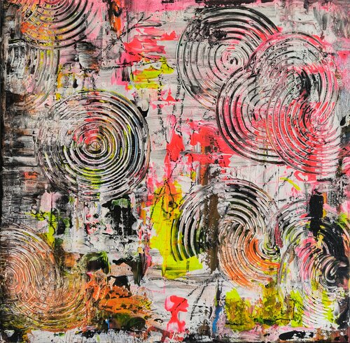 Circles in Light de Tanya Silva, Pintura a la venta en Singulart