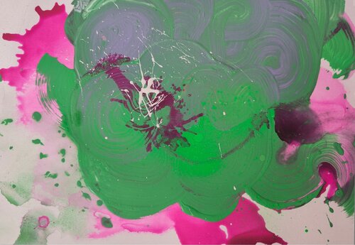 Go with the flow van Tanya Silva, Schilderij te koop op Singulart