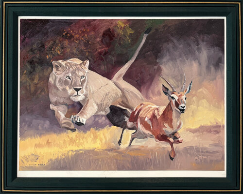 A narrow escape von Gerald Miles, Malerei kaufen auf Singulart