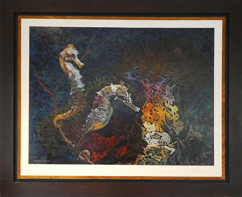 Sea Horses di Gerald Miles, Pittura in vendita su Singulart