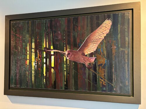 On silent wings van Gerald Miles, Schilderij te koop op Singulart
