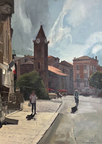 Sainte Lucie de Tallinn, Corsica van Gerald Miles, Schilderij te koop op Singulart