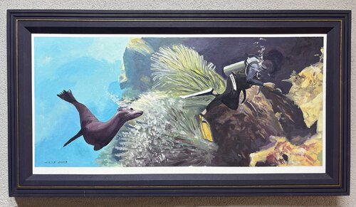 Love is in the air(bubbles) de Gerald Miles, Pintura a la venta en Singulart