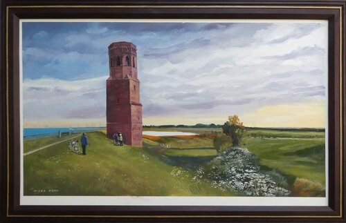 De Plompe Toren - Burgh Haamstede von Gerald Miles, Malerei kaufen auf Singulart
