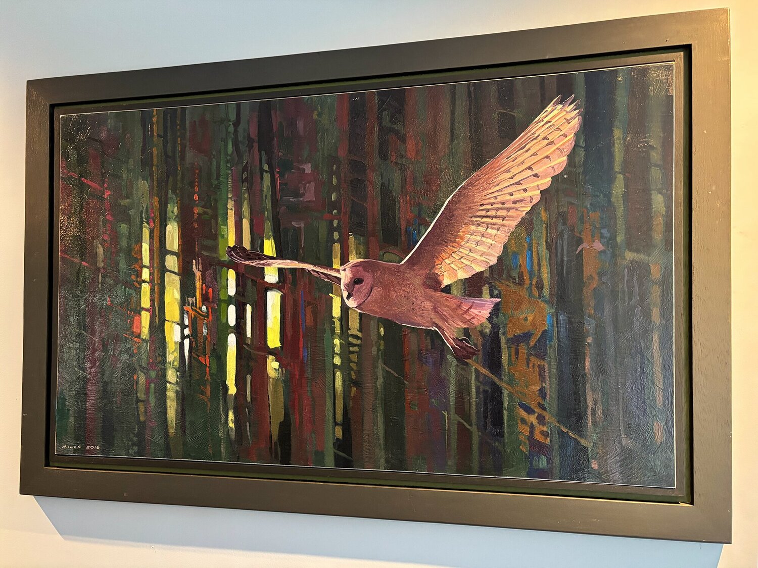 On silent wings Gerald Miles