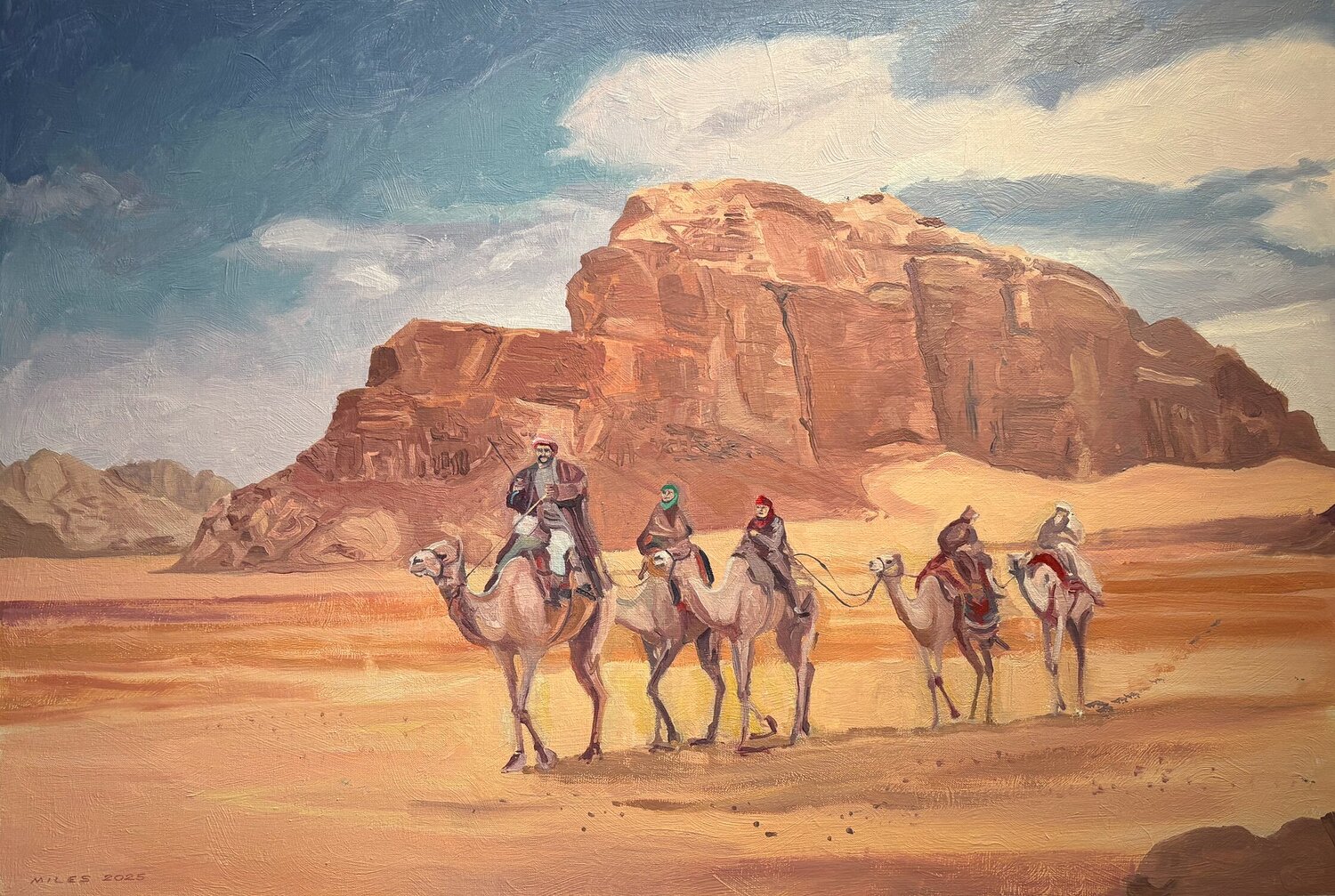 Camel Train Gerald Miles