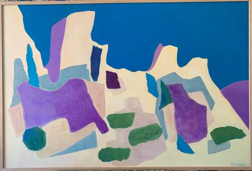 calanques 3 di Hortense BATAILLE, Pittura in vendita su Singulart