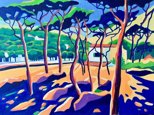 PLATJA SA CONCA-Cadaques di Hortense BATAILLE, Pittura in vendita su Singulart