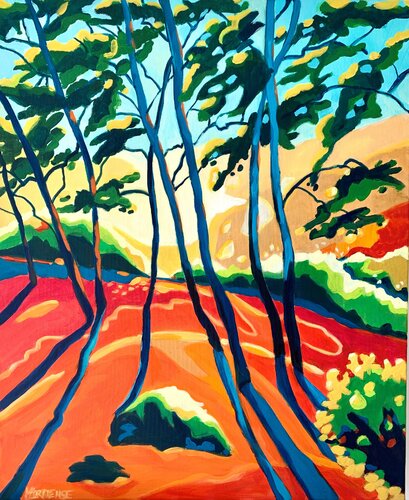 Golden hour di Hortense BATAILLE, Pittura in vendita su Singulart