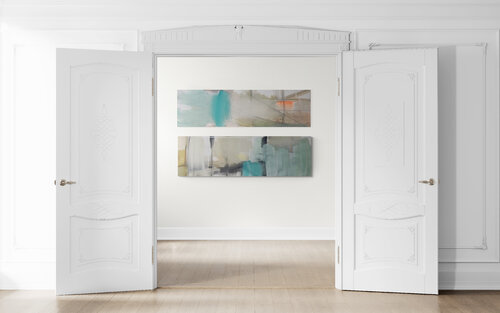 Swimming Pool Blue de Angela McFall, Pintura a la venta en Singulart