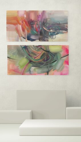 Intersection di Angela McFall, Pittura in vendita su Singulart