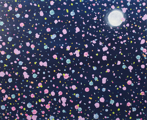 The moon and the wind von Jung Seung Yun, Malerei kaufen auf Singulart