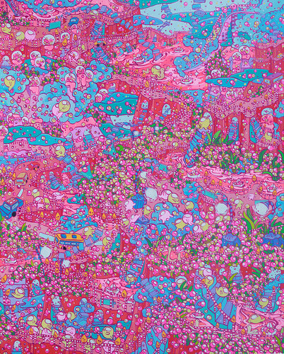 Spring night di Jung Seung Yun, Pittura in vendita su Singulart
