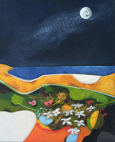 MIdnight Traveler von Michalis Charalambides, Malerei kaufen auf Singulart