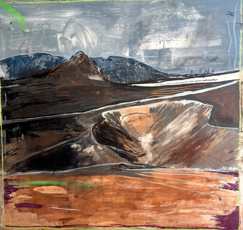 Anatomia di un paesaggio de Giovanna Bianco, Pintura a la venta en Singulart