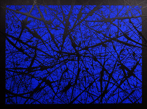 Seule est la Nuit (Lonely is the Night) di Ludovic BIQUAND, Pittura in vendita su Singulart