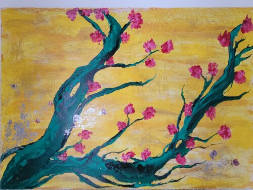 Printemps van Myriam Guillemeau, Schilderij te koop op Singulart